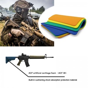 Militärische taktische Gewehrpistolen Slip-On-Hinterschaft-Rückstoßpolster-Puffer-Materialien (ACF)