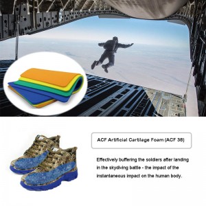Air Force Skydiving Sicherheit Landling Boots Kissen Schutzmaterial (ACF)
